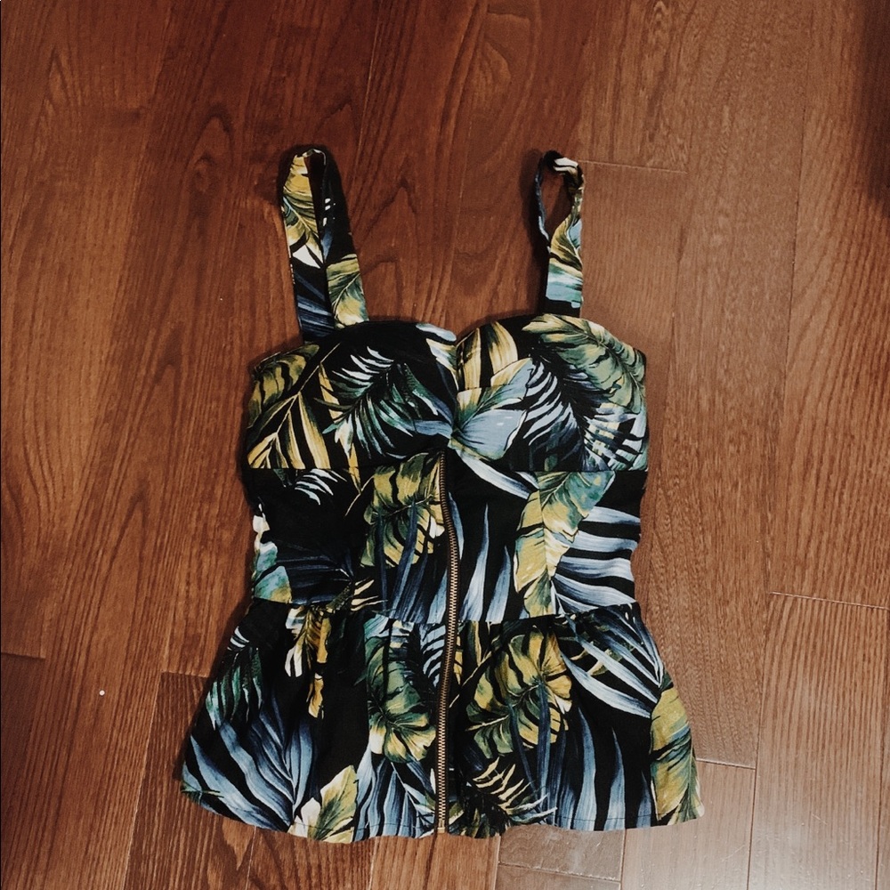 ReVamped | XS | Corset Floral Top